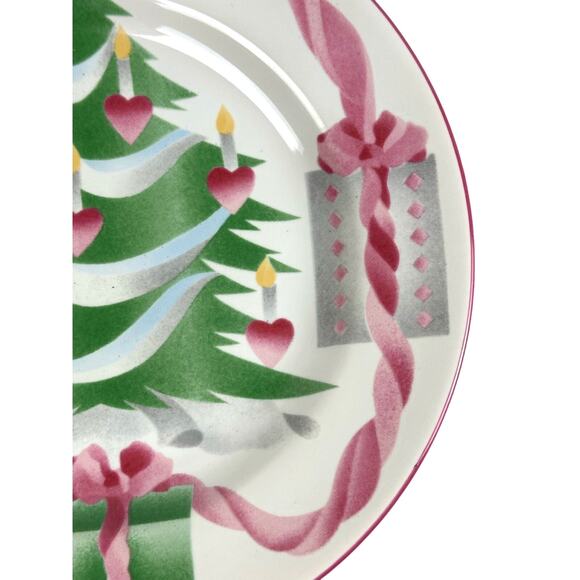 Sango Home for Christmas 1992 Indonesia Black Mark #4829 Salad Plate 7.75" - Picture 4 of 7